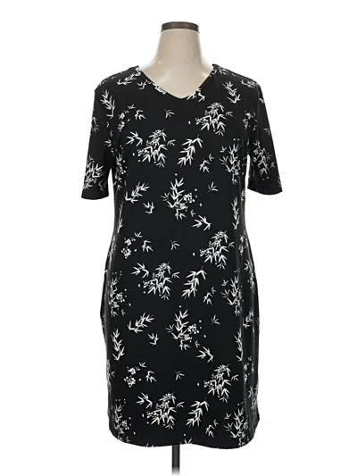 Pre-owned Serra Casual Dress In Black