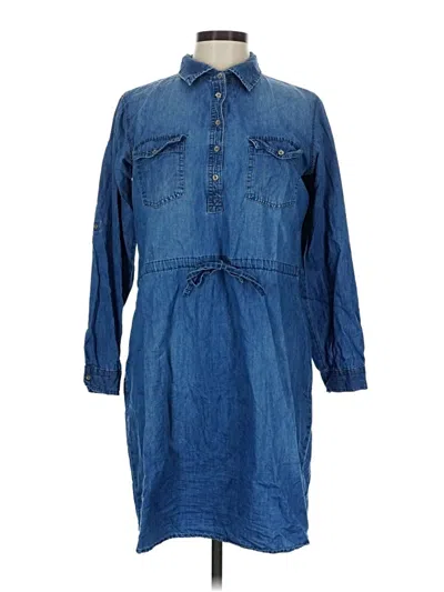 Pre-owned Serra Casual Dress In Blue