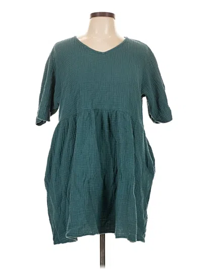 Pre-owned Serra Casual Dress In Blue