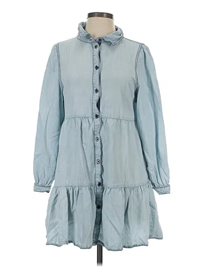 Pre-owned Serra Casual Dress In Blue