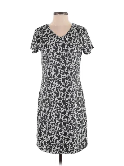 Pre-owned Serra Casual Dress In Gray