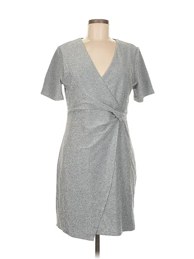 Pre-owned Serra Casual Dress In Gray