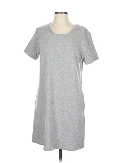 Pre-owned Serra Casual Dress In Gray