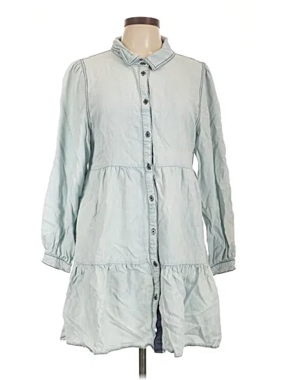 Pre-owned Serra Casual Dress In Gray
