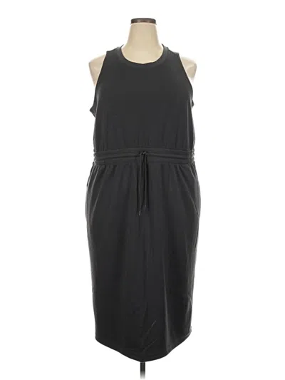 Pre-owned Serra Casual Dress In Gray