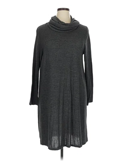 Pre-owned Serra Casual Dress In Gray