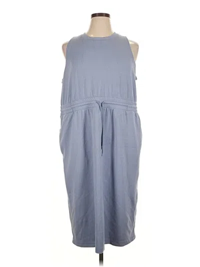 Pre-owned Serra Casual Dress In Gray