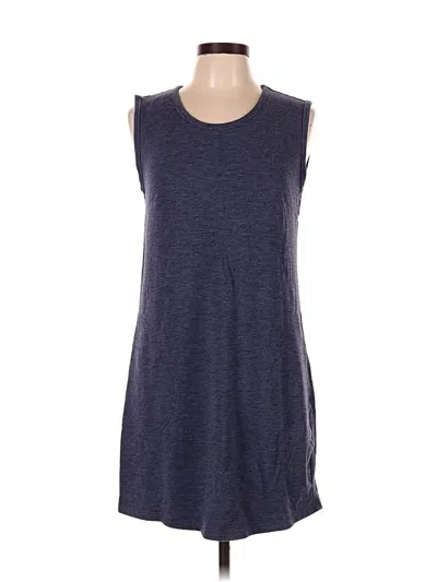 Pre-owned Serra Casual Dress In Gray