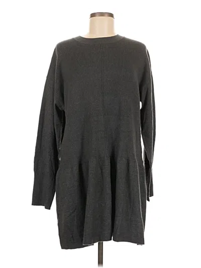 Pre-owned Serra Casual Dress In Gray