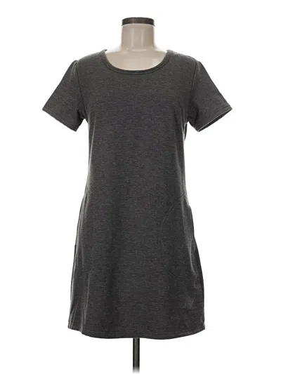 Pre-owned Serra Casual Dress In Gray