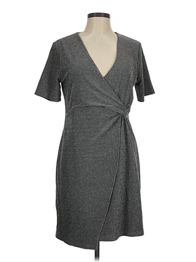 Pre-owned Serra Casual Dress In Gray