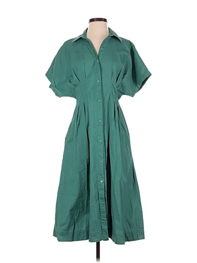 Pre-owned Serra Casual Dress In Green