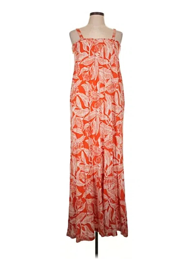 Pre-owned Serra Casual Dress In Orange