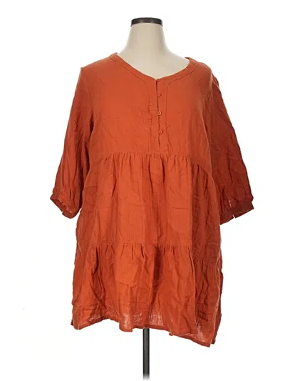 Pre-owned Serra Casual Dress In Orange