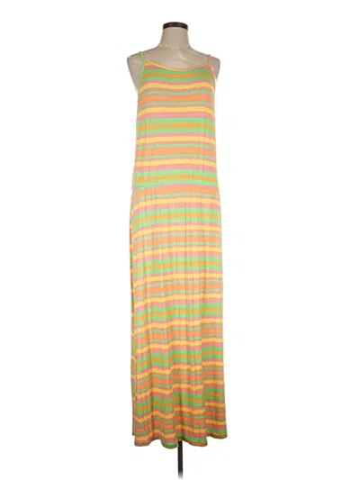 Pre-owned Serra Casual Dress In Yellow