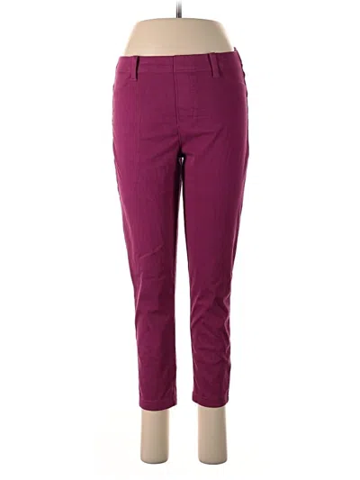 Pre-owned Serra Casual Pants In Burgundy