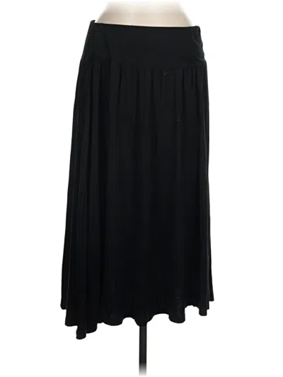 Pre-owned Serra Casual Skirt In Black