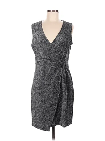 Pre-owned Serra Cocktail Dress In Gray