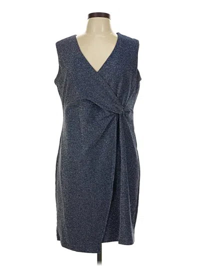 Pre-owned Serra Cocktail Dress In Gray