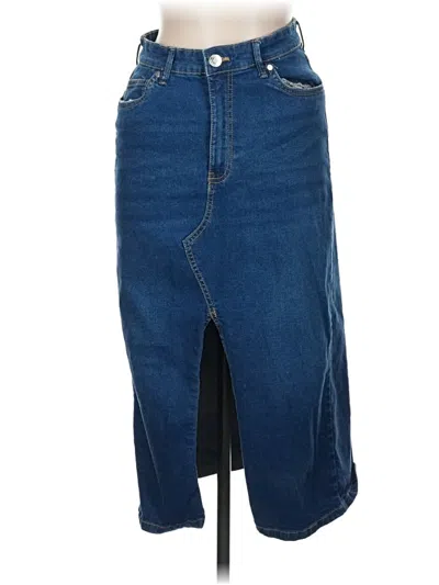 Pre-owned Serra Denim Skirt In Blue