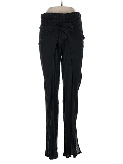 Pre-owned Serra Dress Pants In Black