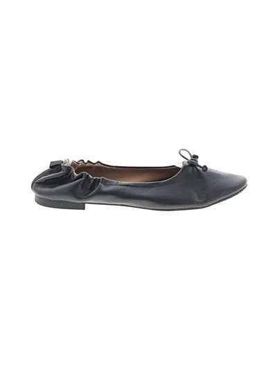 Pre-owned Serra Flats In Black
