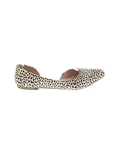 Pre-owned Serra Flats In Ivory