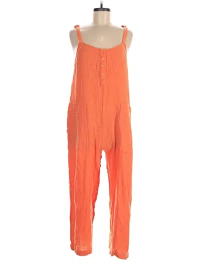 Pre-owned Serra Jumpsuit In Orange