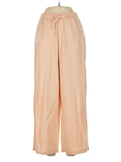 Pre-owned Serra Linen Pants In Brown