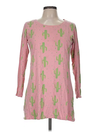 Pre-owned Serra Long Sleeve Blouse In Pink