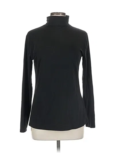 Pre-owned Serra Long Sleeve Turtleneck In Black