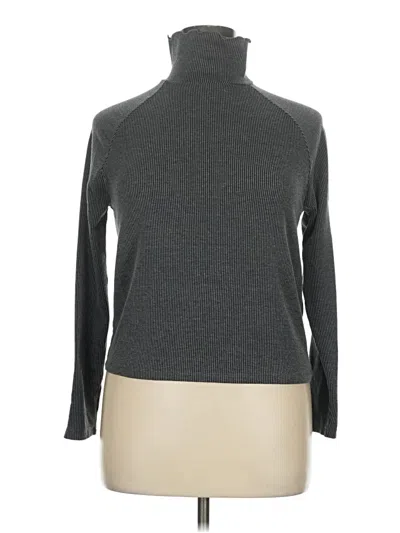Pre-owned Serra Long Sleeve Turtleneck In Gray