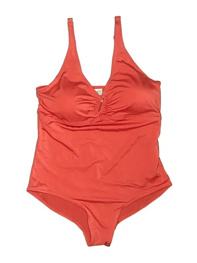Pre-owned Serra One Piece Swimsuit In Orange