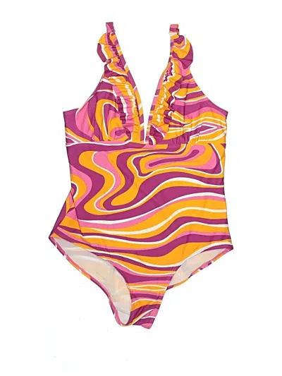 Pre-owned Serra One Piece Swimsuit In Purple
