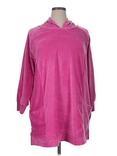 Pre-owned Serra Poncho In Pink