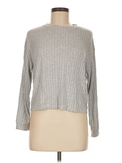 Pre-owned Serra Pullover Sweater In Silver