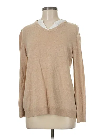 Pre-owned Serra Pullover Sweater In Tan