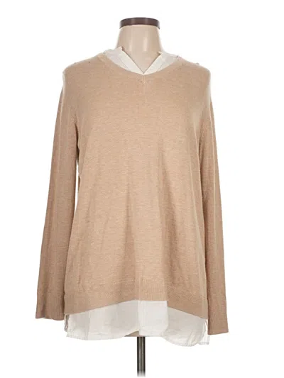 Pre-owned Serra Pullover Sweater In Tan