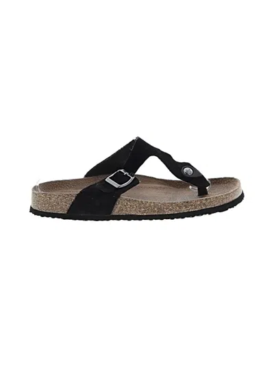 Pre-owned Serra Sandals In Black