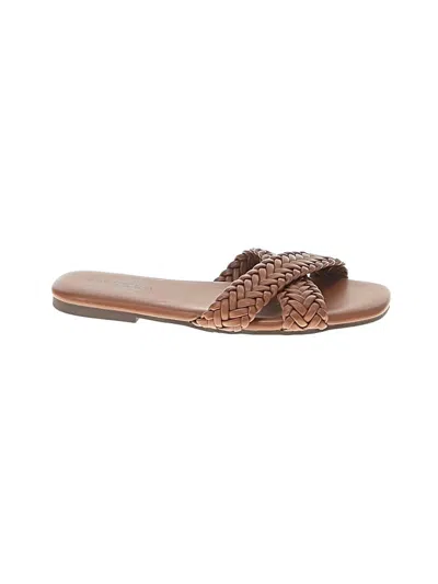 Pre-owned Serra Sandals In Brown