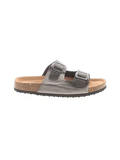 Pre-owned Serra Sandals In Gray