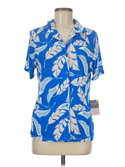 Pre-owned Serra Short Sleeve Polo Shirt In Blue