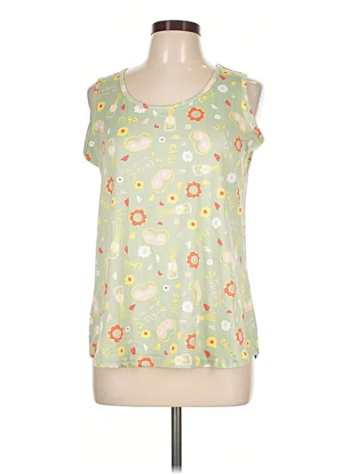 Pre-owned Serra Sleeveless T-shirt In Green