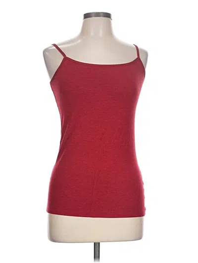 Pre-owned Serra Tank Top Red Strapless Neckline Tops