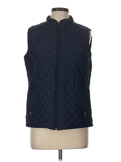 Pre-owned Serra Vest In Blue