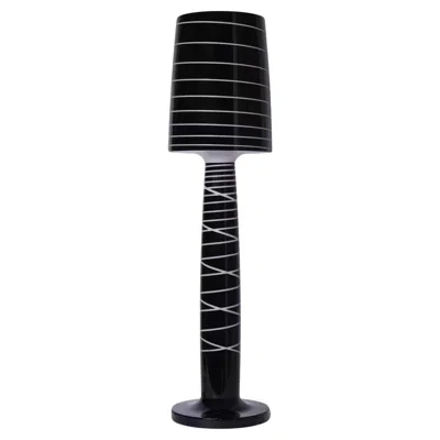 Pre-owned Serralunga Miss Jane Floor Lamp, Glossy Black Lacquer – Designed By Marc Sadler