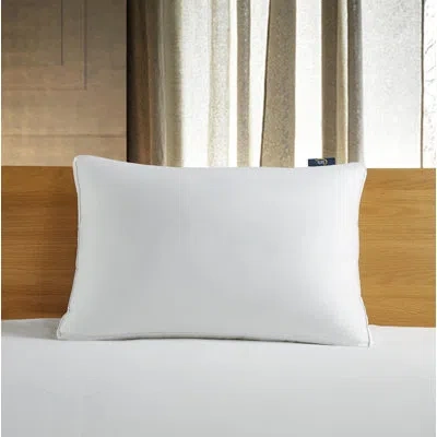 Serta 300 Thread Medium Down Bed Pillow In White