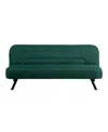 Serta 66.1" Polyester Forrest Convertible Futon