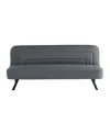Serta 66.1" Polyester Forrest Convertible Futon