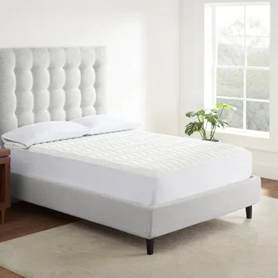 Serta Air Dry Basic Comfort Mattress Pad In White